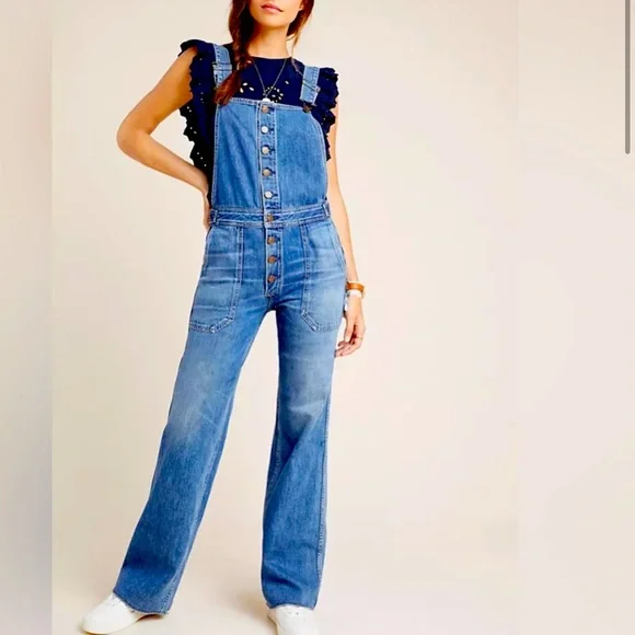 Citizens of Humanity | Faye Button Front Denim
Overalls Size S - Picture 1 of 12